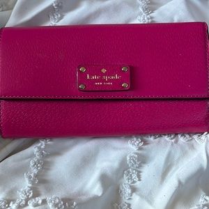 COPY - hot pink kate spade wallet